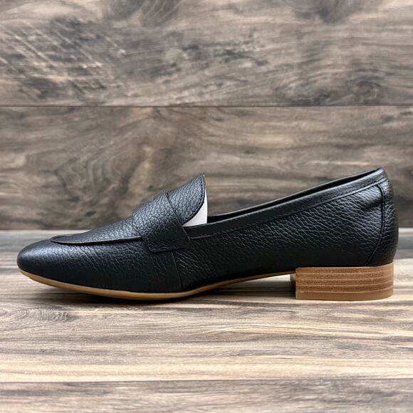 NIB Sofft Elinor 8M 39 Black Leather Moc Toe Penny Loafers Flats - Picture 6 of 10